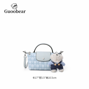 GU1159古家圣地亚哥蓝色饺子型斜挎手机包S